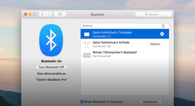 bluetooth app for mac